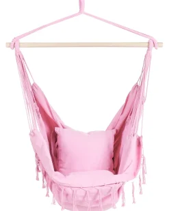 Sedia sospesa da fissare al soffitto BONEA Cotone Rosa