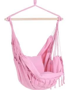 Sedia sospesa da fissare al soffitto BONEA Cotone Rosa