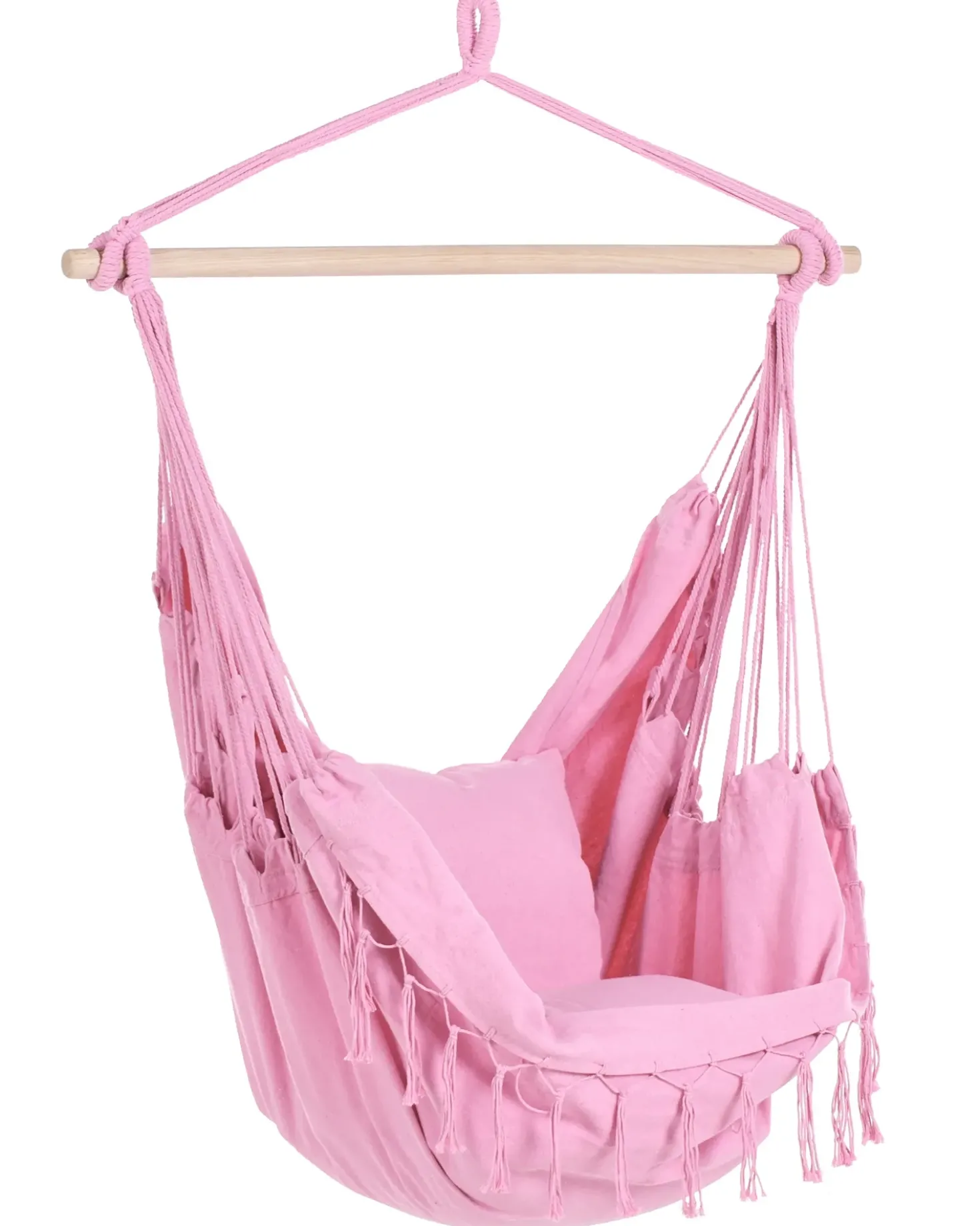 Sedia sospesa da fissare al soffitto BONEA Cotone Rosa