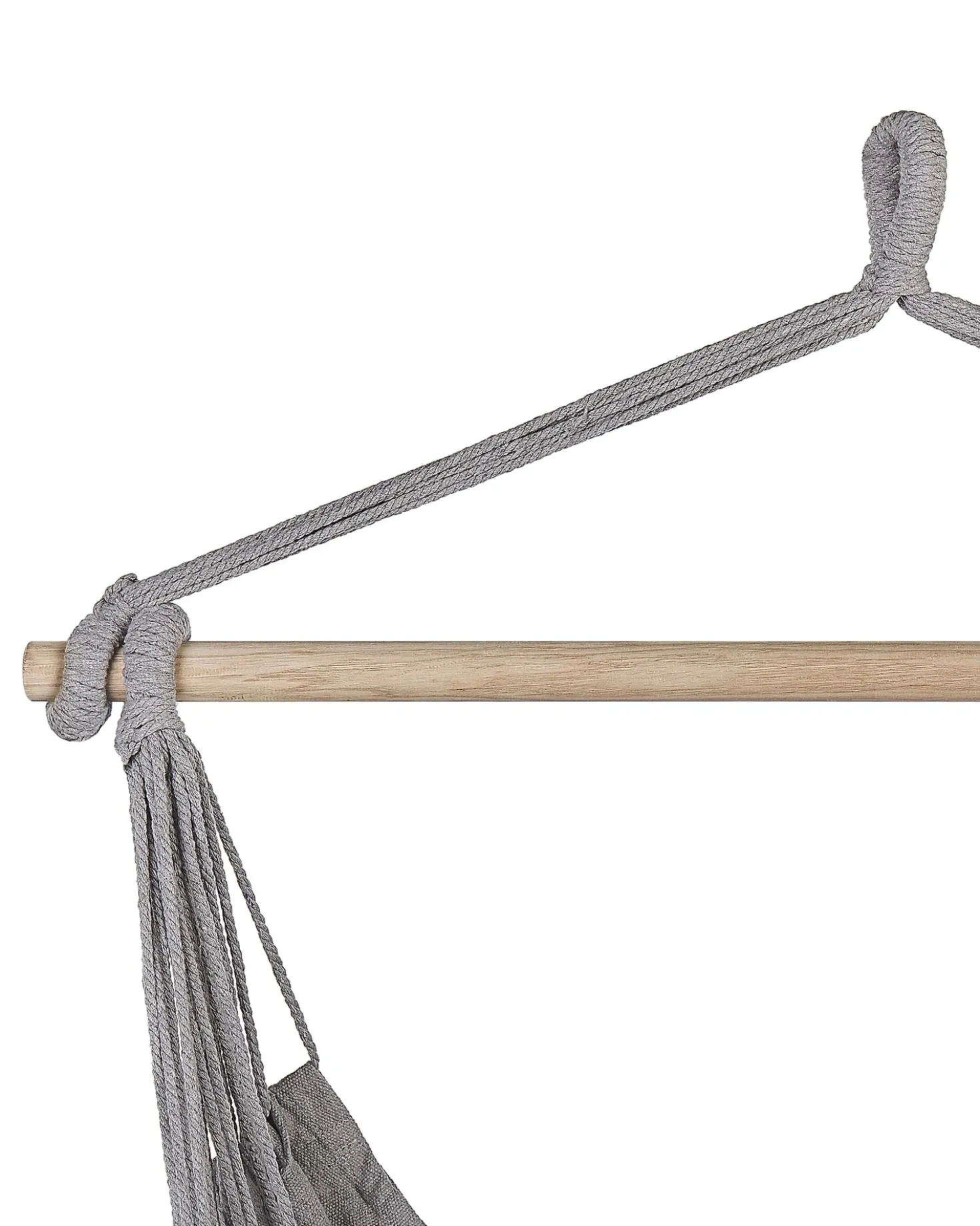 Sedia sospesa da fissare al soffitto BONEA Cotone Grigio chiaro