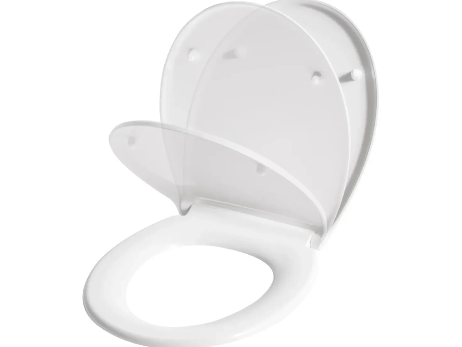 Sedile per WC PAPURI Soft Close Duroplastica Bianco