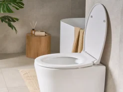 Sedile per WC PAPURI Soft Close Duroplastica Bianco