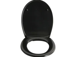 Sedile per WC PAPURI Soft Close Duroplastica Nero