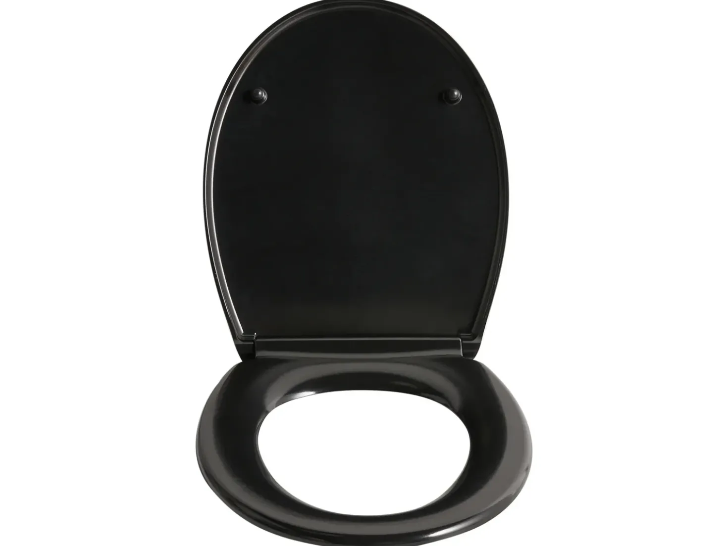 Sedile per WC PAPURI Soft Close Duroplastica Nero