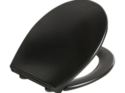 Sedile per WC PAPURI Soft Close Duroplastica Nero