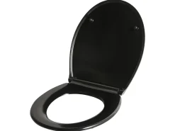 Sedile per WC PAPURI Soft Close Duroplastica Nero