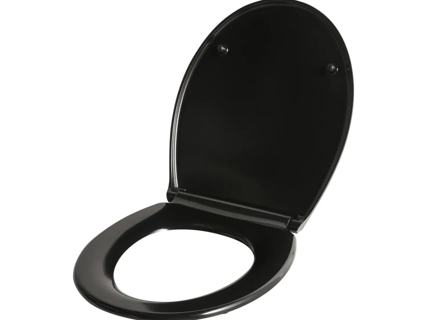 Sedile per WC PAPURI Soft Close Duroplastica Nero