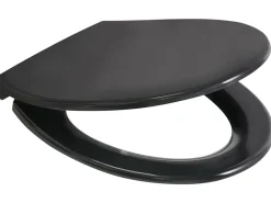 Sedile per WC PAPURI Soft Close Duroplastica Nero