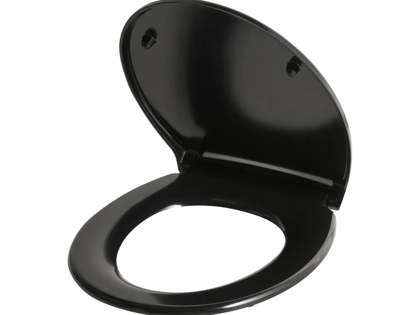 Sedile per WC PAPURI Soft Close Duroplastica Nero