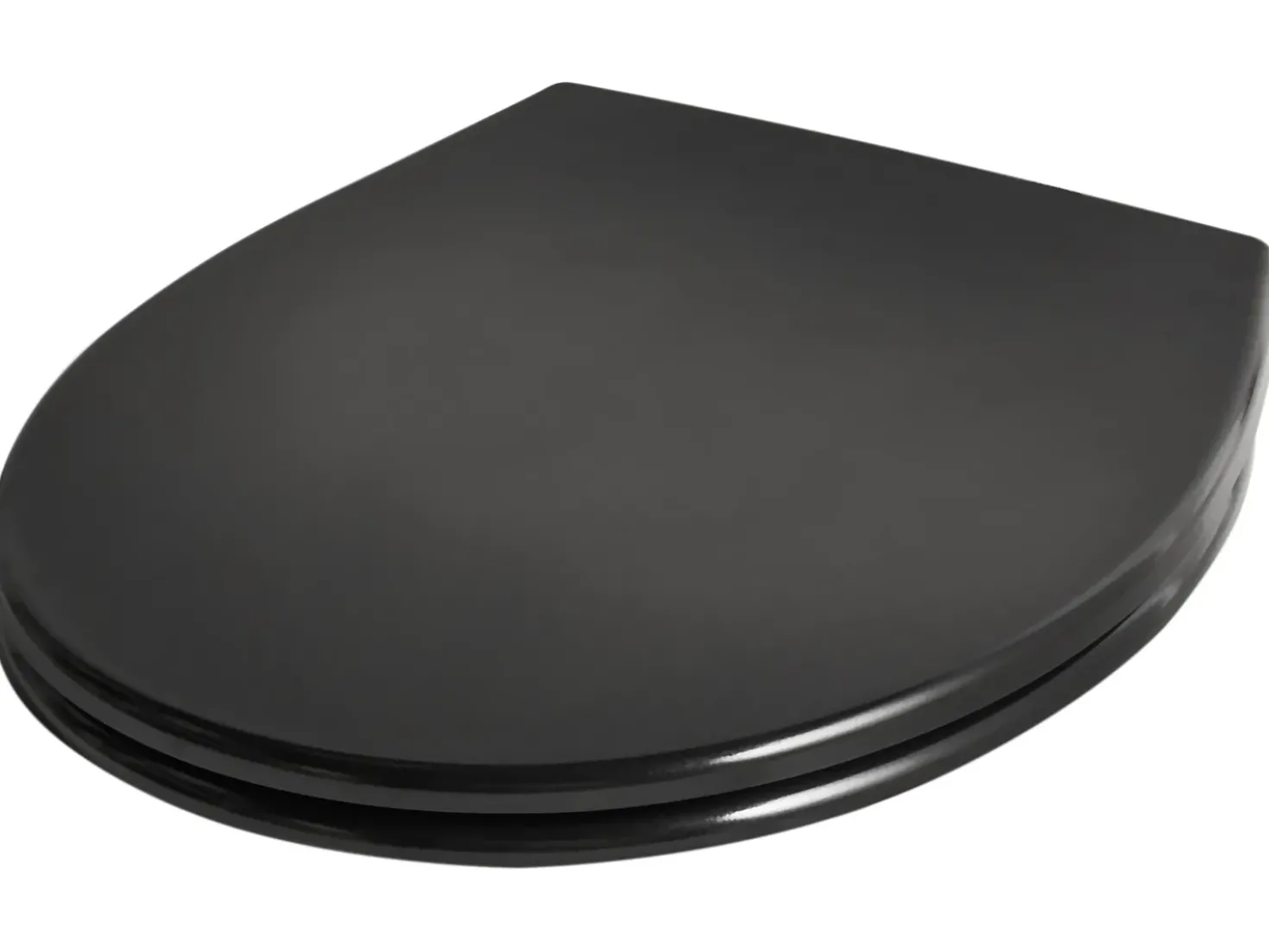 Sedile per WC PAPURI Soft Close Duroplastica Nero