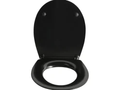 Sedile per WC PUTUMAYO Sottile Soft Close Duroplastica Nero