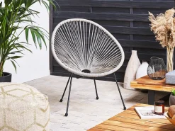 Set bistrot ACAPULCO II Rattan sintetico (PE) Grigio chiaro