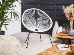 Set bistrot ACAPULCO II Rattan sintetico (PE) Bianco