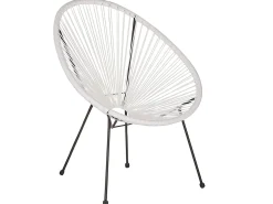 Set bistrot ACAPULCO II Rattan sintetico (PE) Bianco
