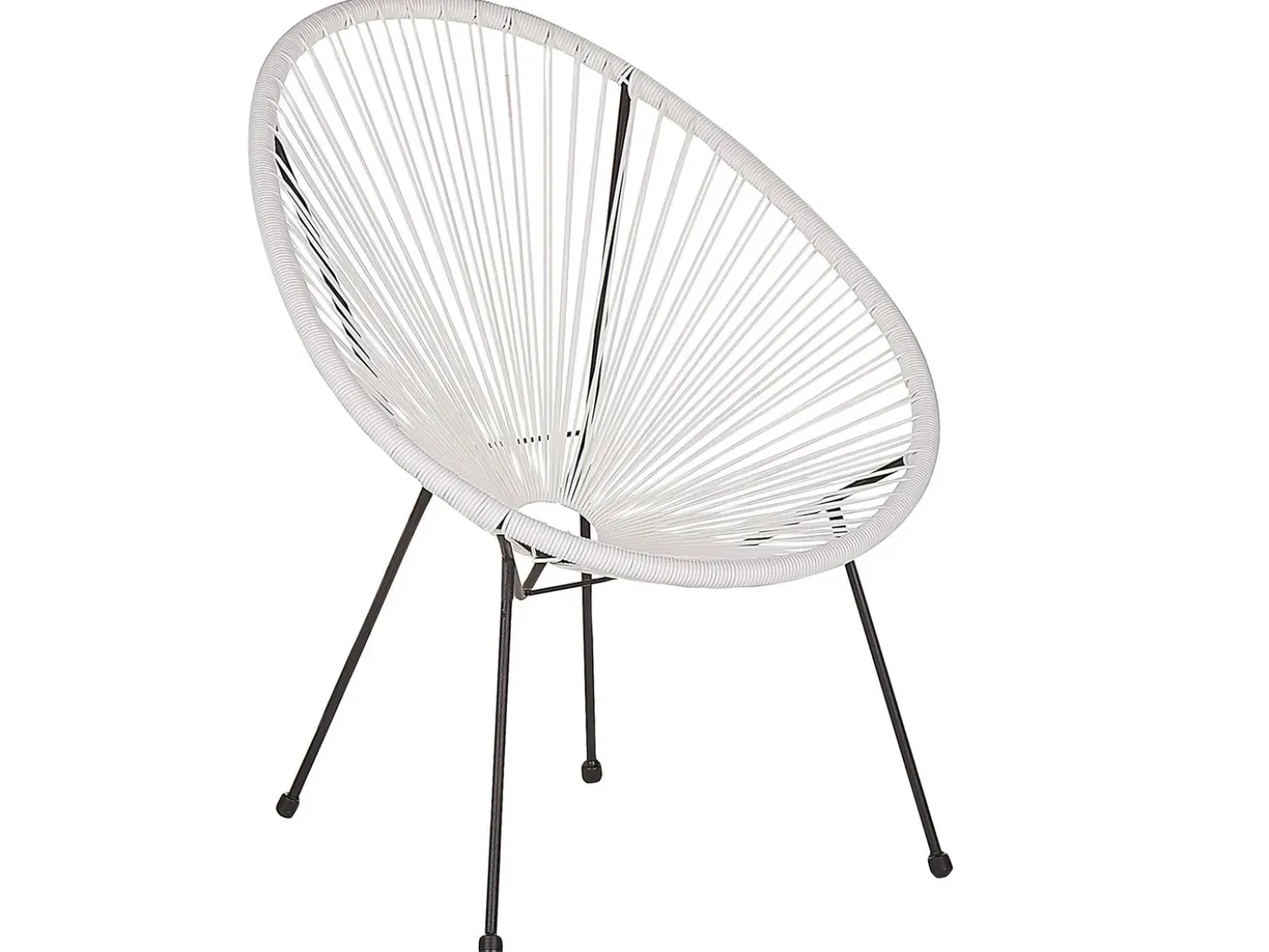 Set bistrot ACAPULCO II Rattan sintetico (PE) Bianco