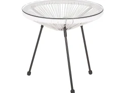 Set bistrot ACAPULCO II Rattan sintetico (PE) Bianco