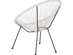 Set bistrot ACAPULCO II Rattan sintetico (PE) Bianco