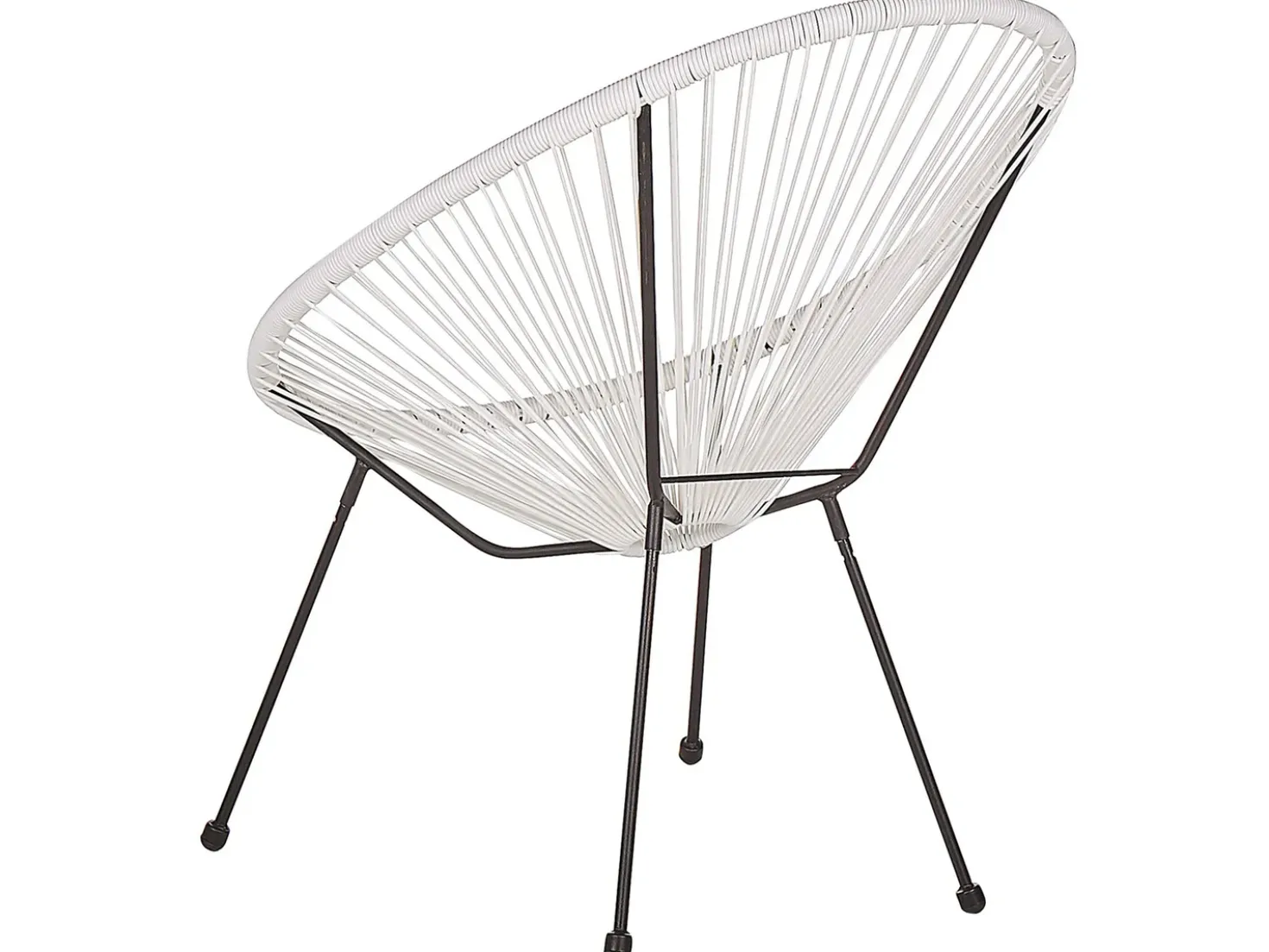 Set bistrot ACAPULCO II Rattan sintetico (PE) Bianco