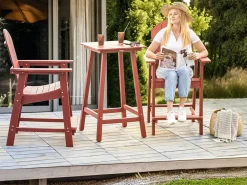 Set bistrot ADIRONDACK Rosso