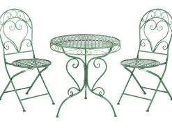 Set bistrot ALBINIA Metallo Verde