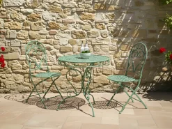 Set bistrot ALBINIA Metallo Verde