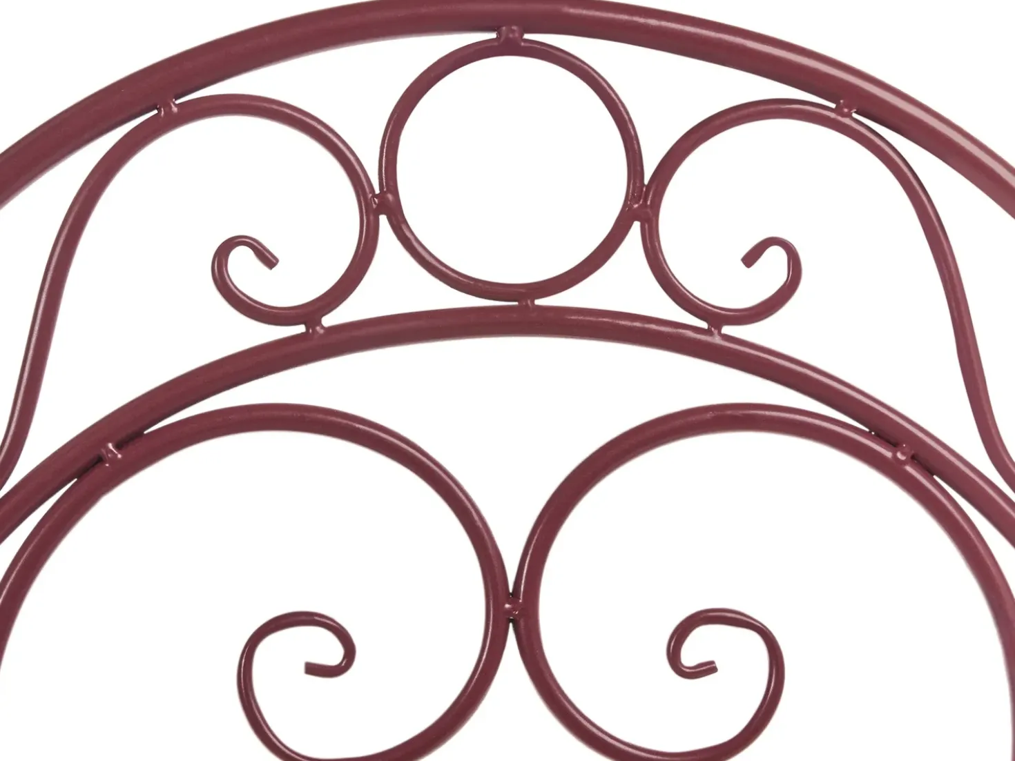 Set bistrot ALBINIA Metallo Bordeaux