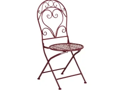 Set bistrot ALBINIA Metallo Bordeaux