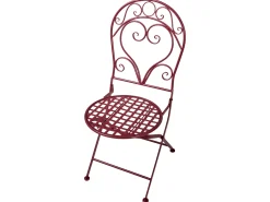 Set bistrot ALBINIA Metallo Bordeaux