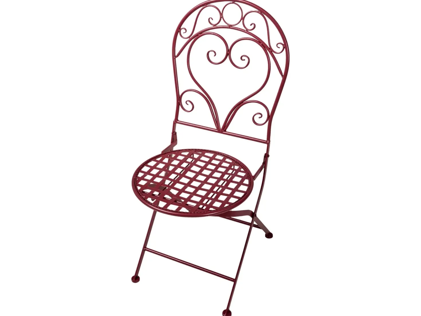 Set bistrot ALBINIA Metallo Bordeaux