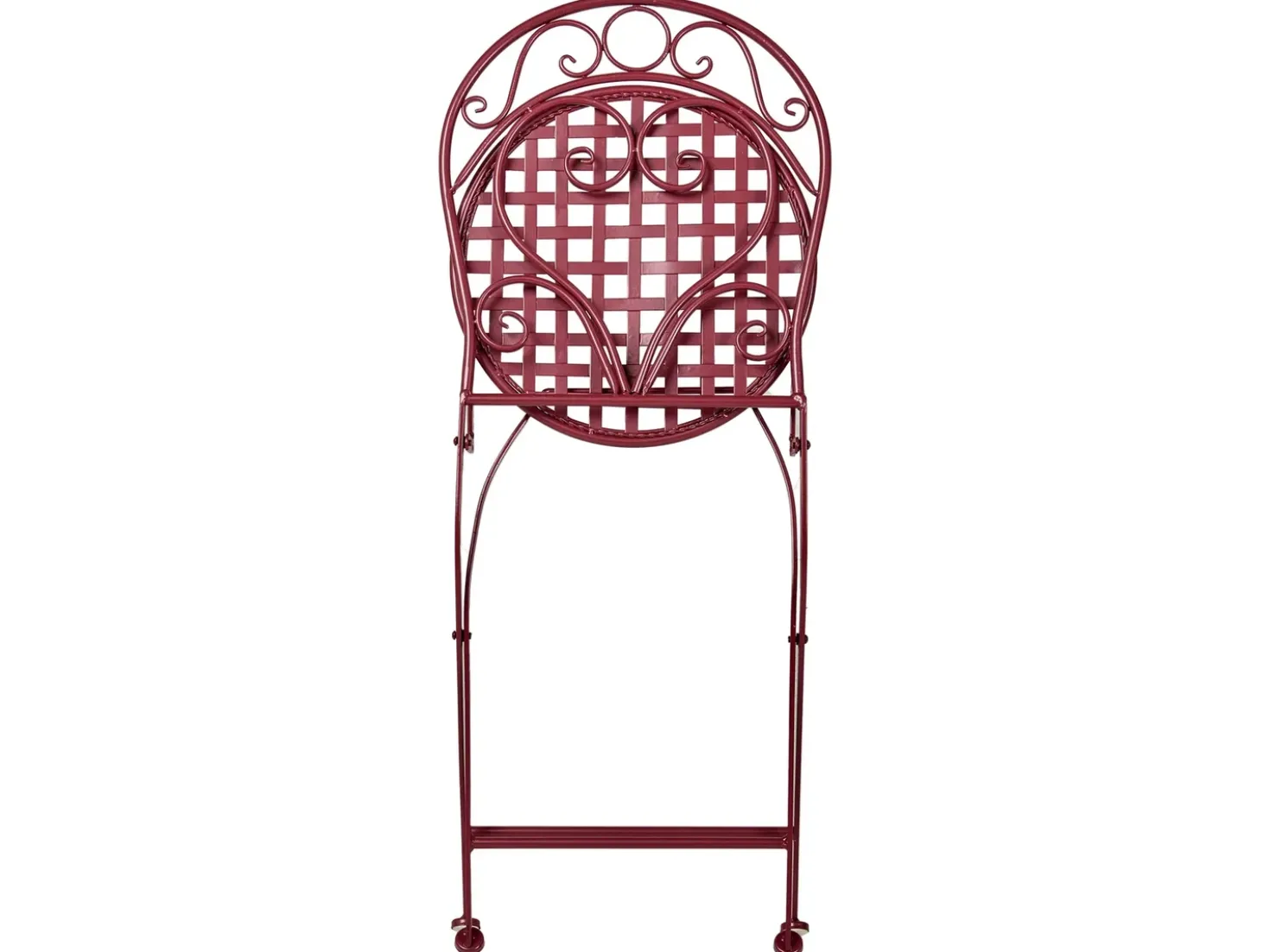 Set bistrot ALBINIA Metallo Bordeaux