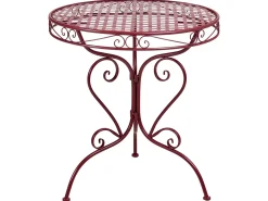 Set bistrot ALBINIA Metallo Bordeaux