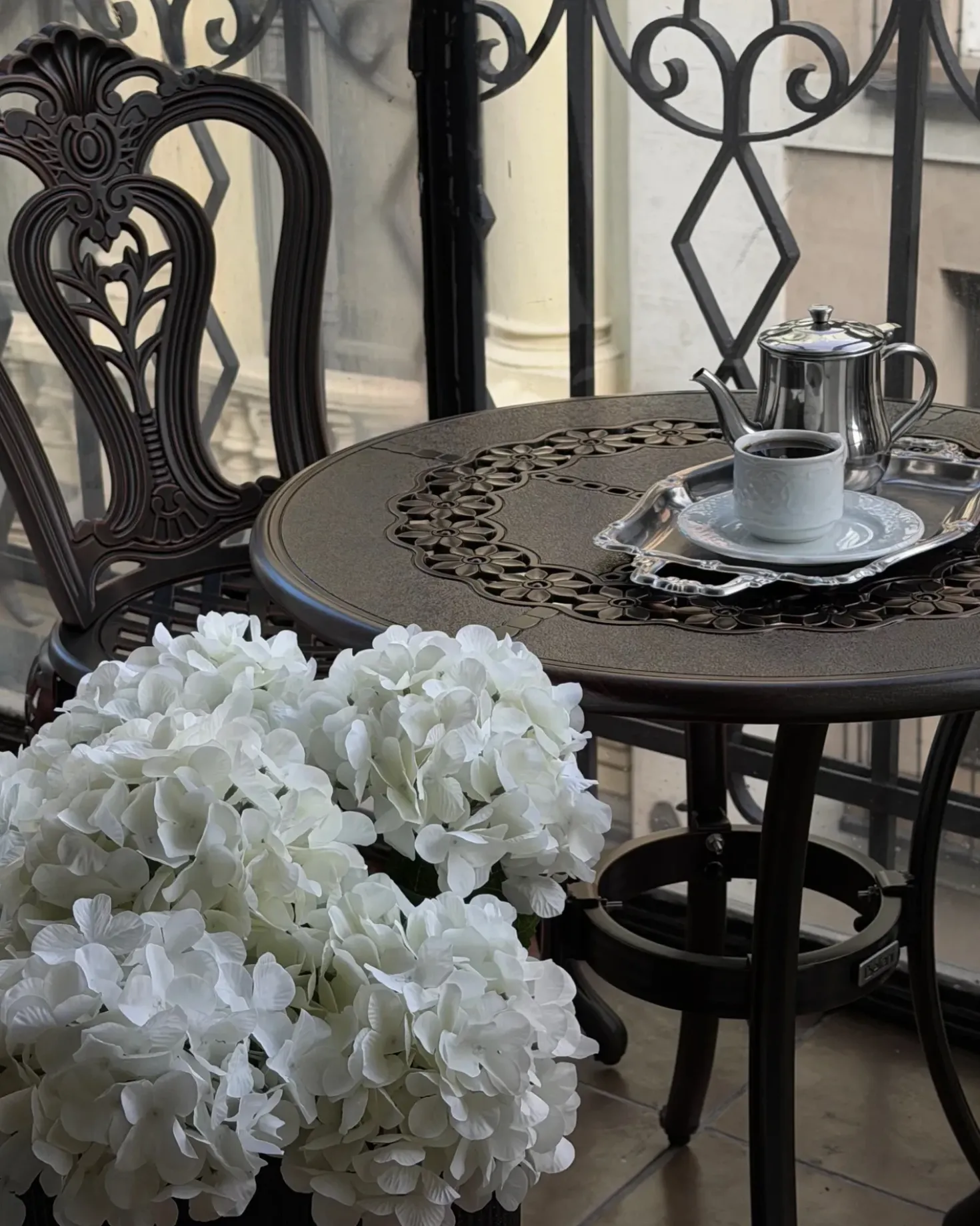 Set bistrot BOVINO Metallo Marrone scuro