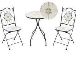 Set bistrot CARONA Metallo Nero