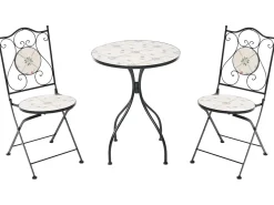 Set bistrot CARONA Metallo Nero