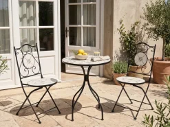 Set bistrot CARONA Metallo Nero