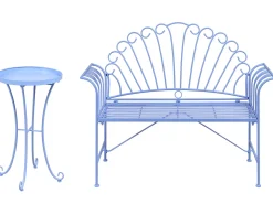 Set bistrot CAVINIA Metallo Azzurro