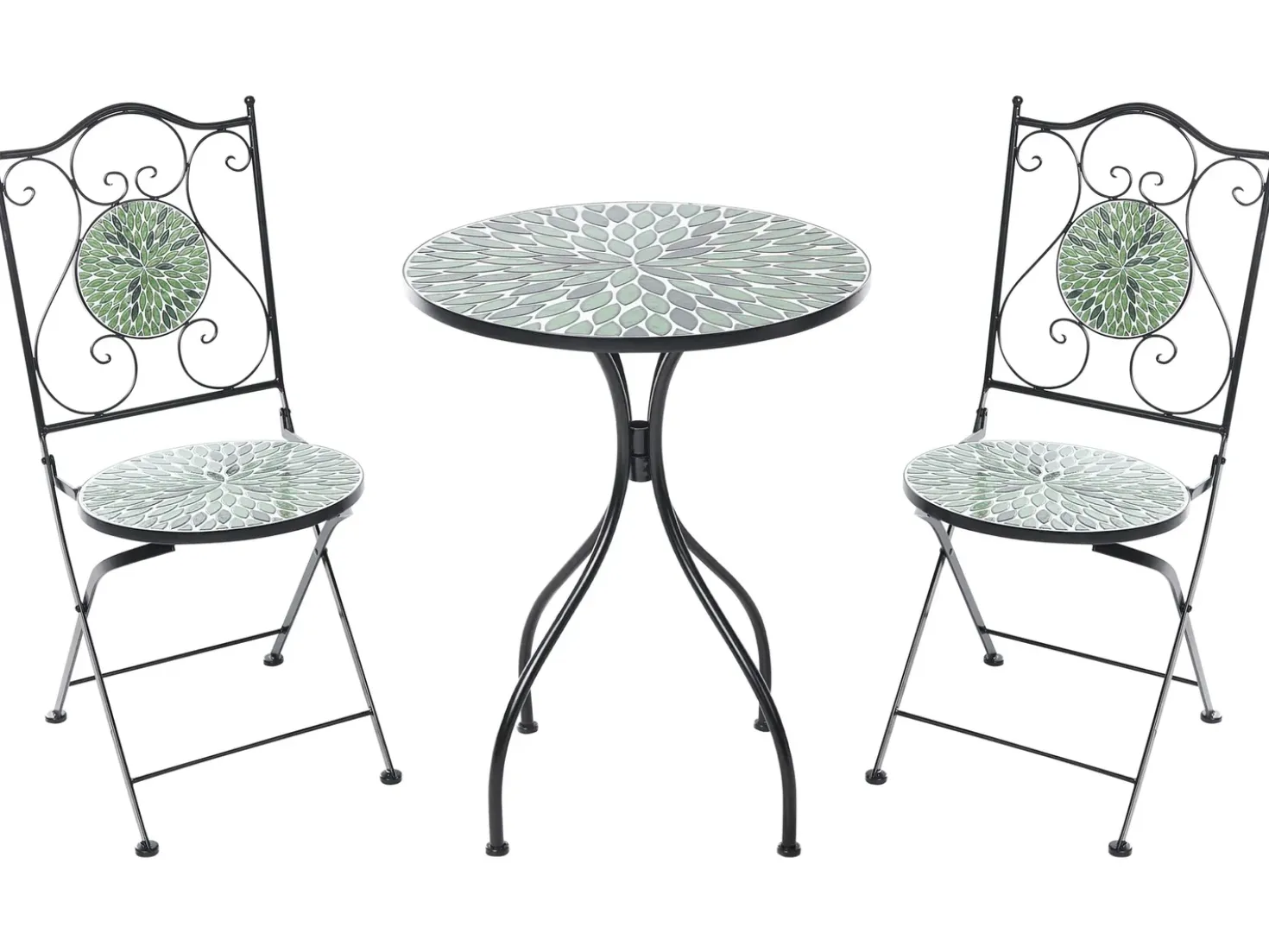 Set bistrot CIVATE Metallo Nero
