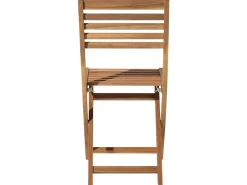 Set bistrot con cuscini FIJI Legno d'acacia Giallo