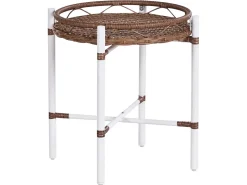 Set bistrot con cuscini LEVICO Metallo Bianco