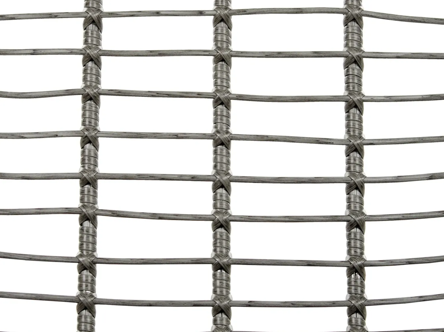 Set bistrot con cuscini LAURETO Rattan sintetico (PE) Grigio