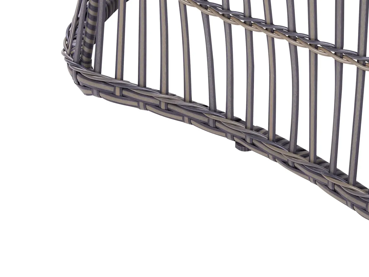 Set bistrot con cuscini MESYNA Rattan sintetico (PE) Tortora