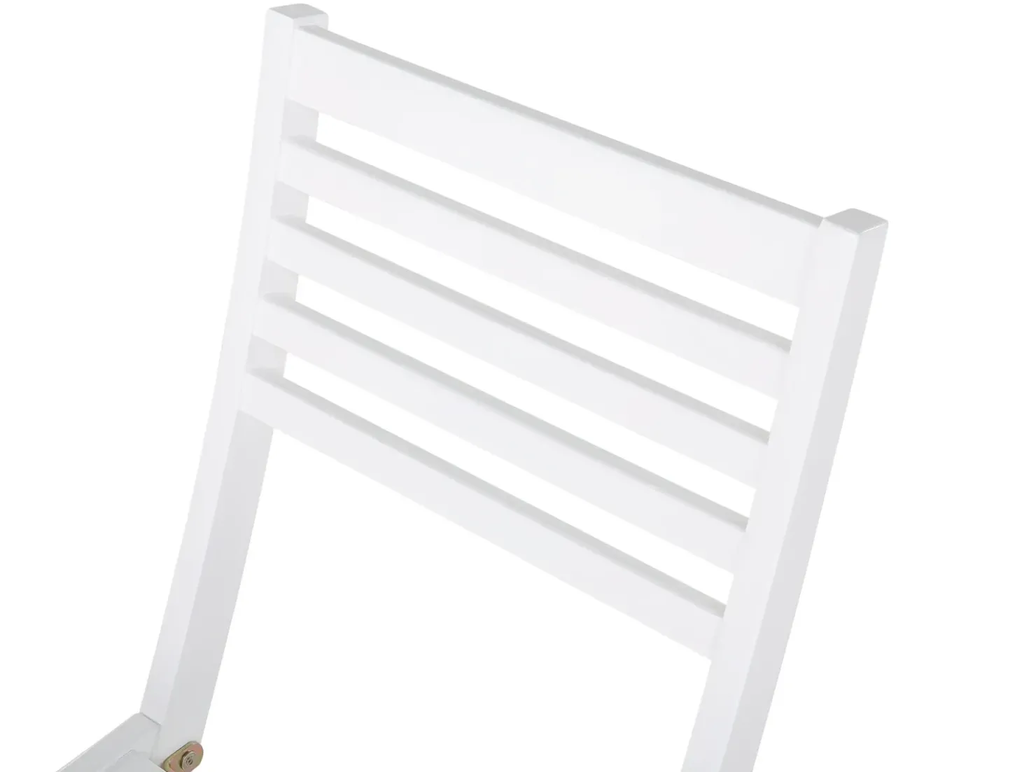 Set bistrot con cuscini Pieghevole FIJI Legno d'acacia Bianco