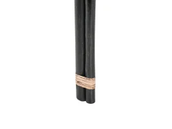 Set bistrot con cuscini PECORINI Rattan Nero