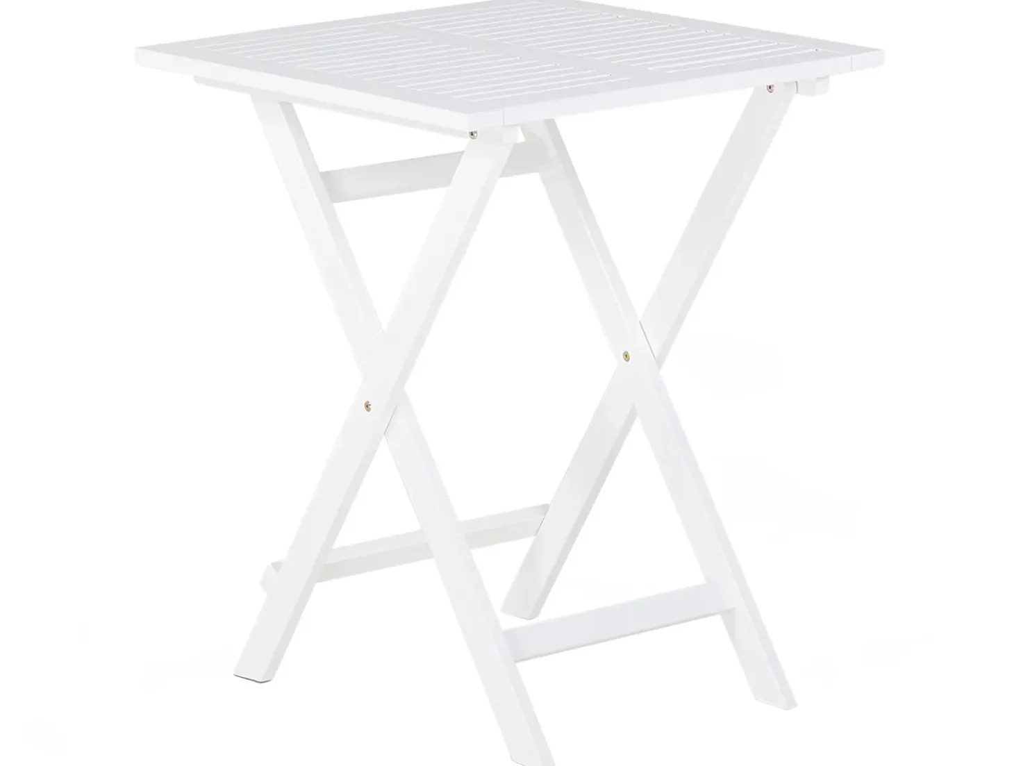 Set bistrot con cuscini Pieghevole FIJI Legno d'acacia Blu