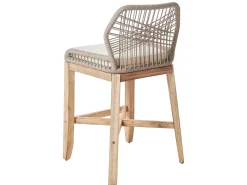 Set bistrot con cuscini TALAMONE Legno d'acacia Grigio