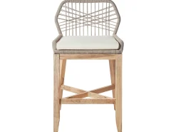 Set bistrot con cuscini TALAMONE Legno d'acacia Grigio