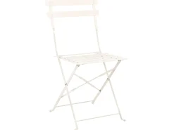 Set bistrot FIORI Metallo Bianco sporco