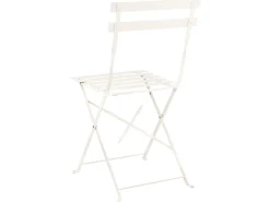 Set bistrot FIORI Metallo Bianco sporco