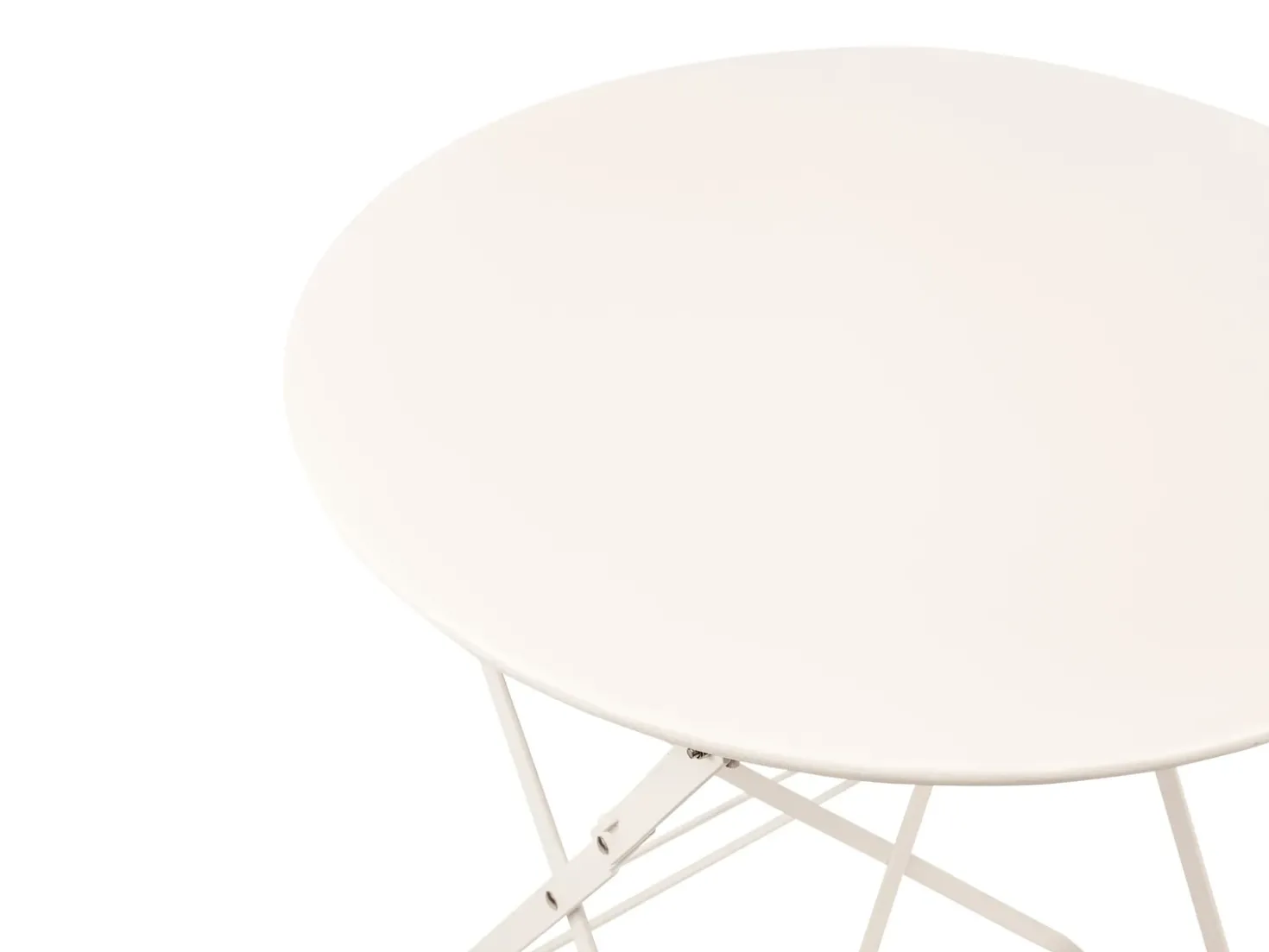 Set bistrot FIORI Metallo Bianco sporco