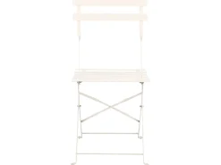 Set bistrot FIORI Metallo Bianco sporco